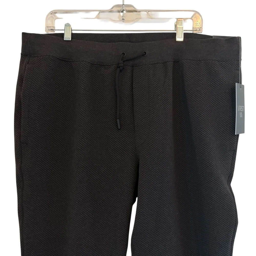 VRST Mens Recharge Pebble Pant Pure Black Heather XL MAX251204Z NEW Performance